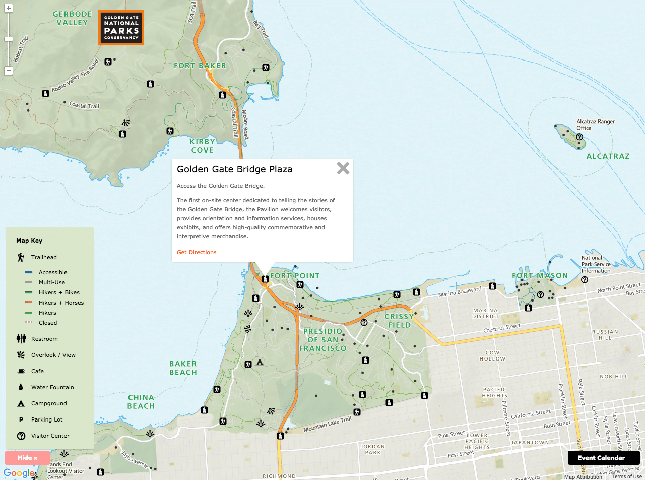 Golden Gate Recreation Area Map Stamen   GG Rec 2 