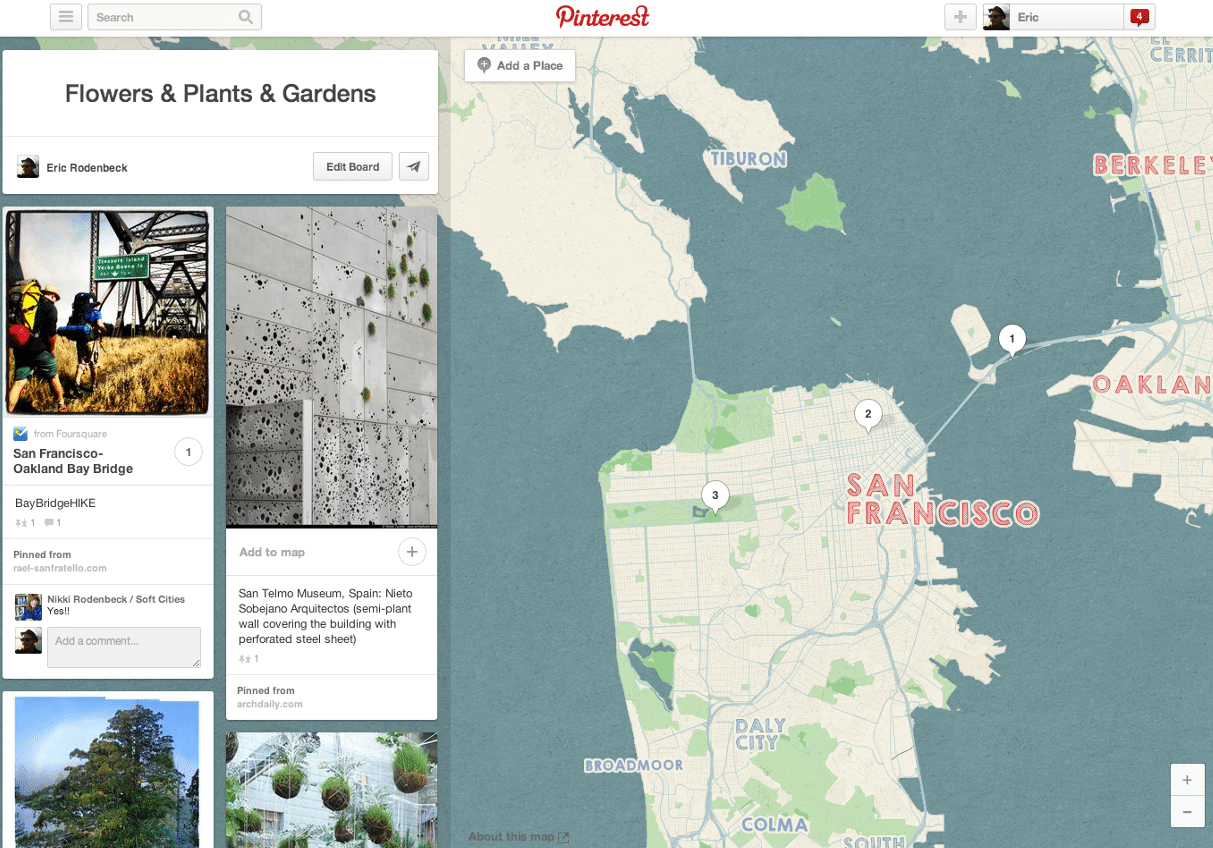 Pinterest Place Pins Maps | Stamen