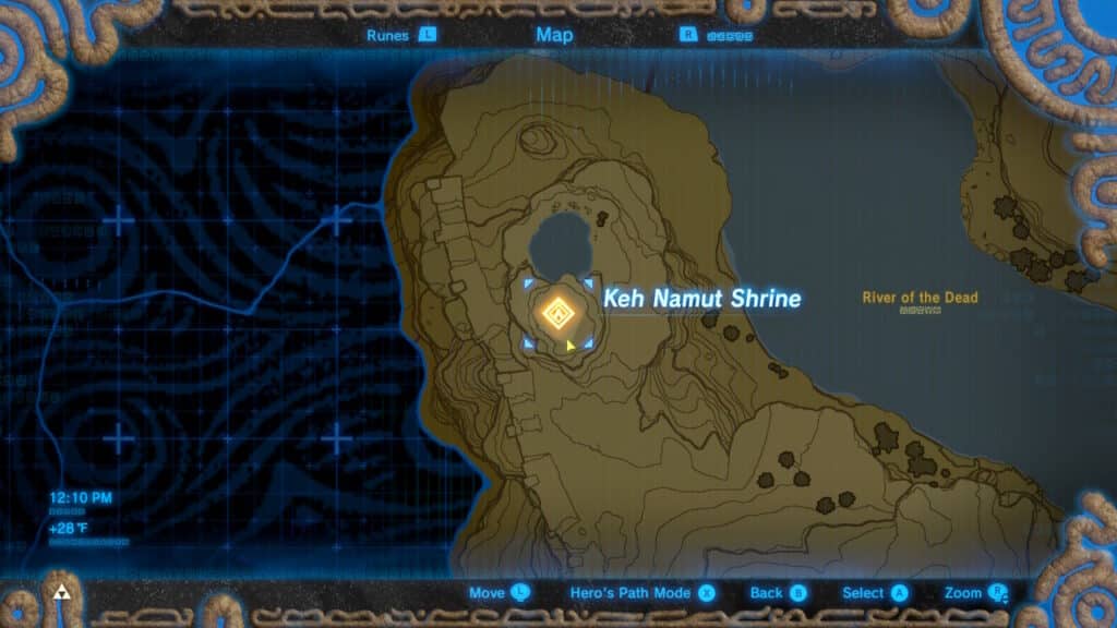 Map - The Legend of Zelda: Breath of the Wild